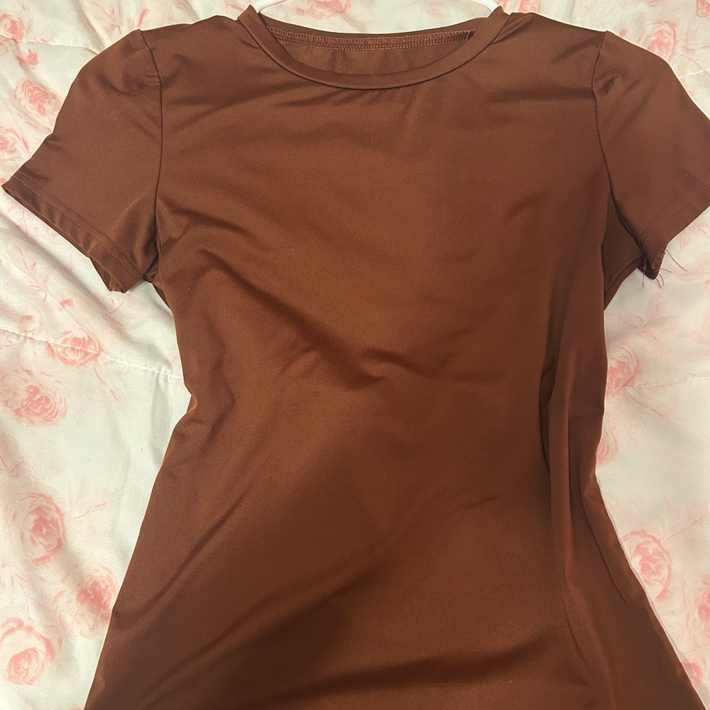 Elegant Brown Women's Top